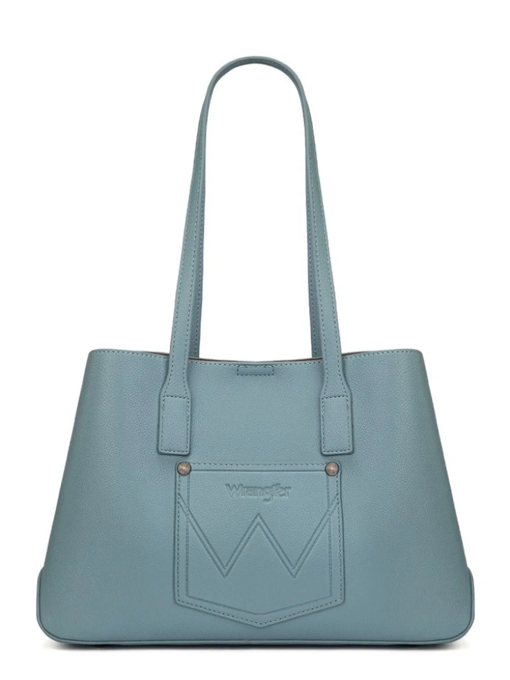 Wrangler Floral Accent Tote Shoulder Bag Jean